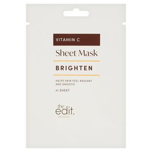 Sainsbury's the Edit Vitamin C Brighten Sheet Mask