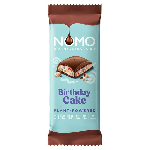 Nomo Birthday Cake Chocolate Bar   127g