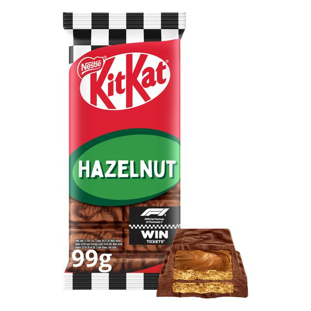 KitKat Hazelnut Chocolate Sharing Bar 99g | Sainsbury's