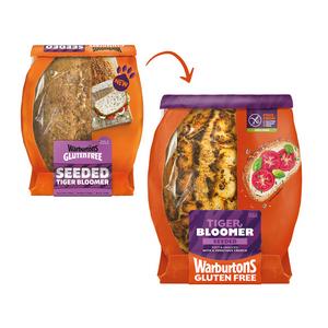 Warburtons Gluten Free Seeded Tiger Bloomer 400g - gallery image 2