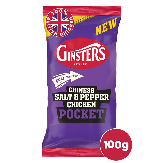 Ginsters Chinese Salt & Pepper Chicken Pocket 100g - gallery image 1