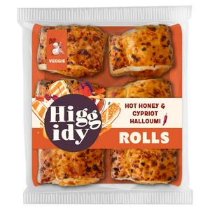 Higgidy Cypriot Halloumi & Hot Honey Rolls x6 160g - video