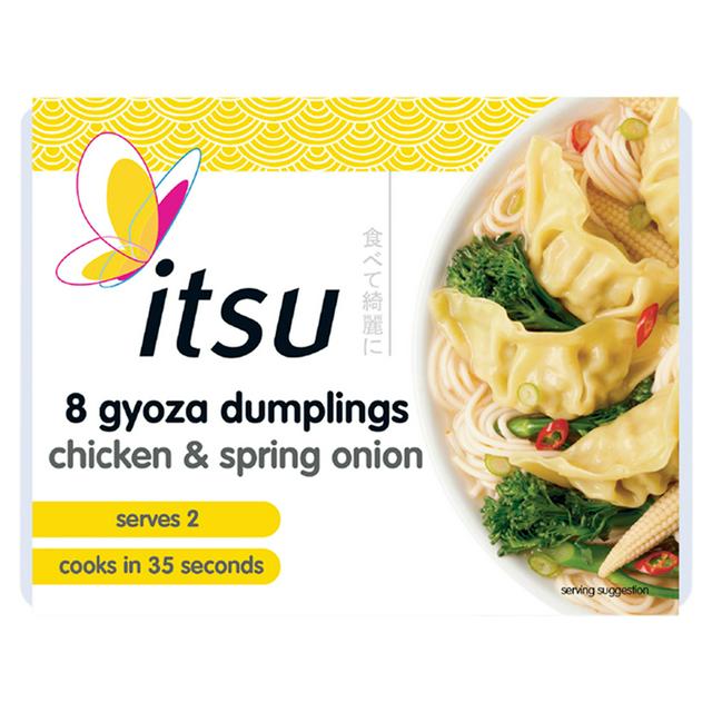 itsu 8 x Chicken & Spring Onion Gyoza Dumplings 150g - gallery image 1