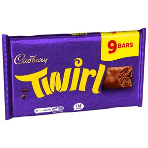 Cadbury Twirl 9 x Milk Multipack Chocolate Bar 193.5g - gallery image 4