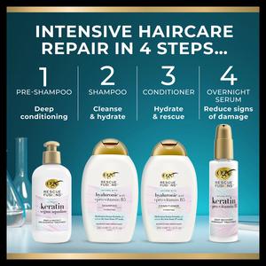 OGX Rescue Fusions Hyaluronic Acid + Pro Vitamin B5 Conditioner 385ml - gallery image 4