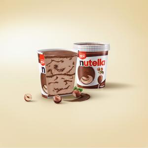 Nutella Chocolate & Hazelnut Ice Cream Tub 470ml - gallery image 2