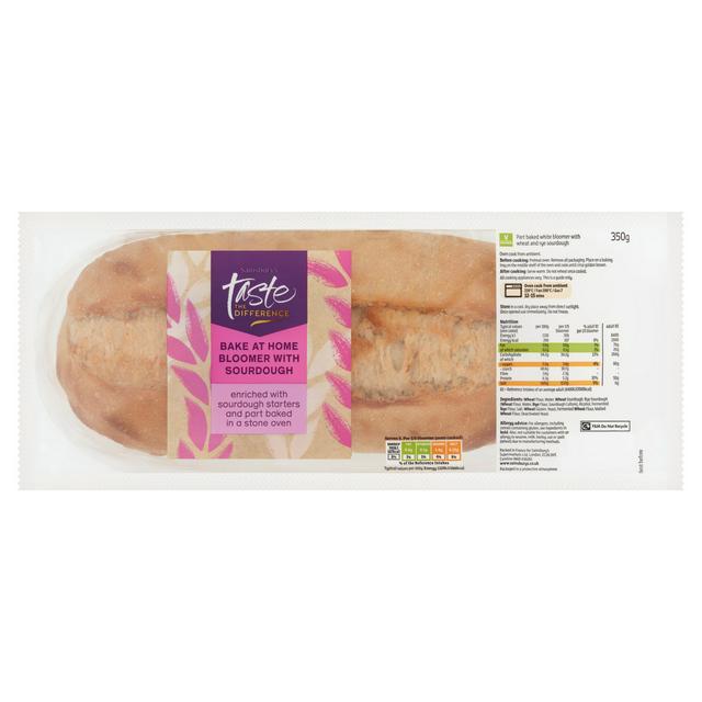 Sainsbury's Bake at Home Bread Bloomer With Sourdough, Taste the Difference 350g - gallery image 1