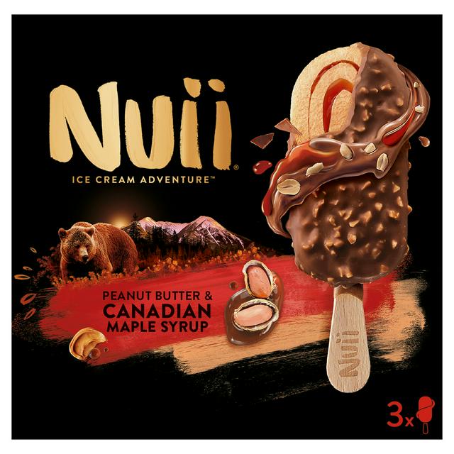 Nuii Peanut Butter & Canadian Maple Syrup x3 270ml - gallery image 1