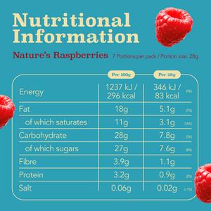 trufru Nature's Raspberries in White & Dark Chocolate 200g - gallery image 2