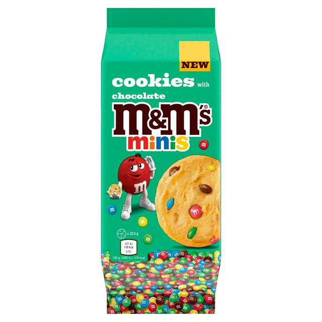 M&Ms Minis Milk Chocolate Cookies 180g