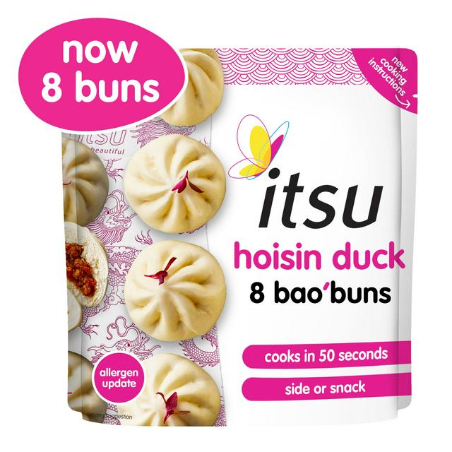 itsu 8 x Hoisin Duck Bao Buns 256g - gallery image 1