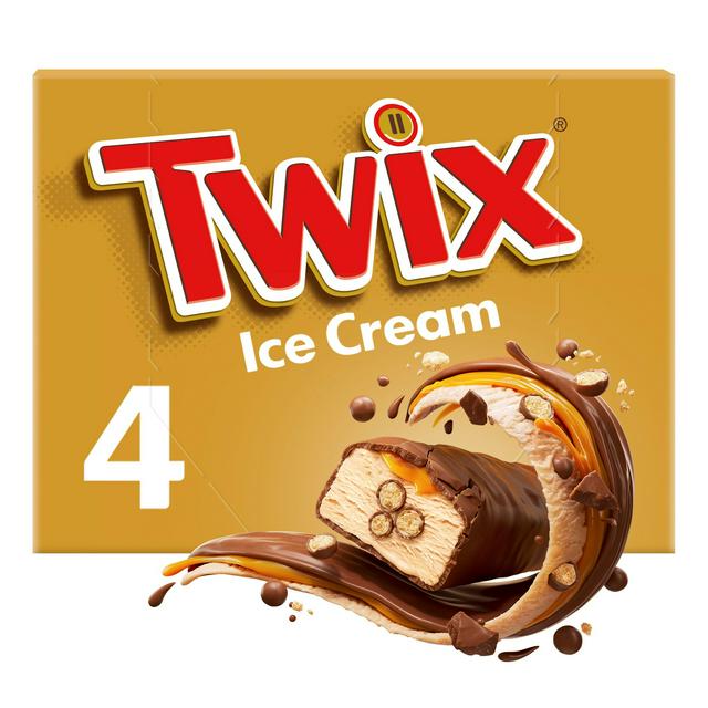 Twix Chocolate & Caramel Ice Cream x4 - gallery image 1