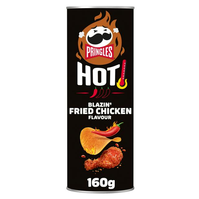 Pringles Hot Blazin Fried Chicken Sharing Crisps 160g - gallery image 1