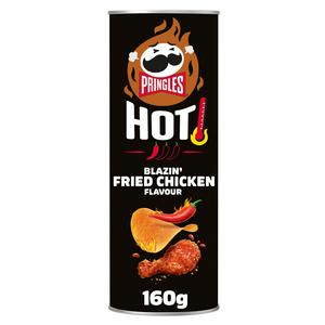 Pringles Hot Blazin Fried Chicken Sharing Crisps 160g