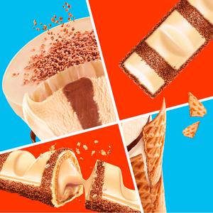 Kinder Bueno White Ice Cream Cones 4 x 90ml - gallery image 4