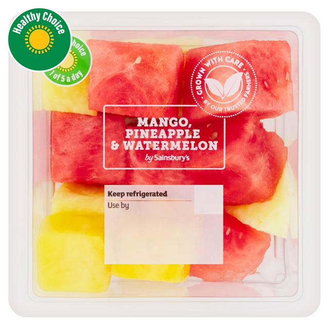 Sainsburys Sainsbury's Mango, Pineapple & Watermelon 240g
