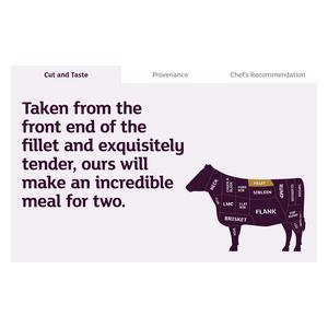 Sainsbury's 880g Large Aberdeen Angus Chateaubriand, Taste the Difference - gallery image 3