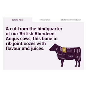 Sainsbury's (Approx. 2.0kg) Aberdeen Angus Bone in Rib, Taste the Difference - gallery image 3