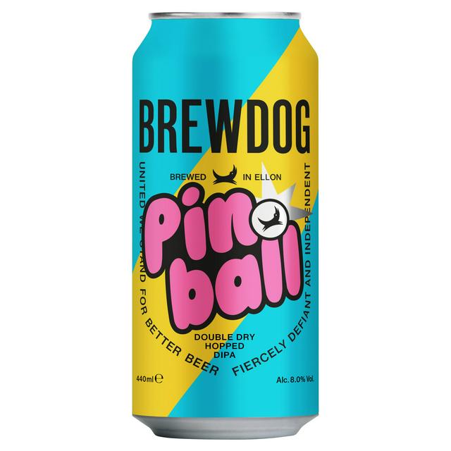 BrewDog Pin Ball Double Dry Hopped Dipa 440ml - gallery image 1