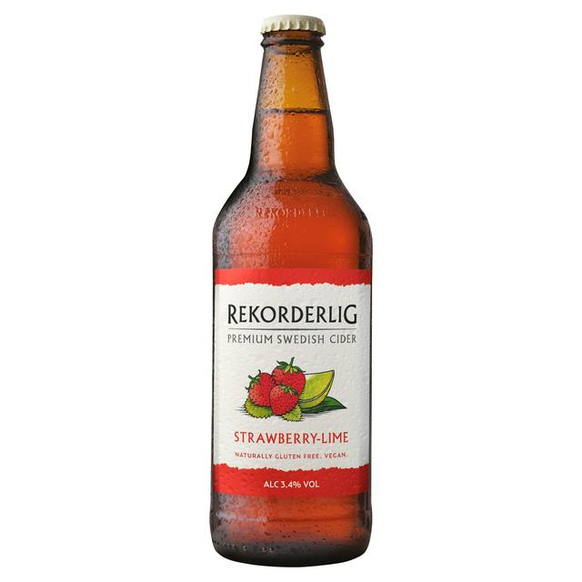 Rekorderlig Strawberry Lime Premium Swedish Cider 500ml - gallery image 1