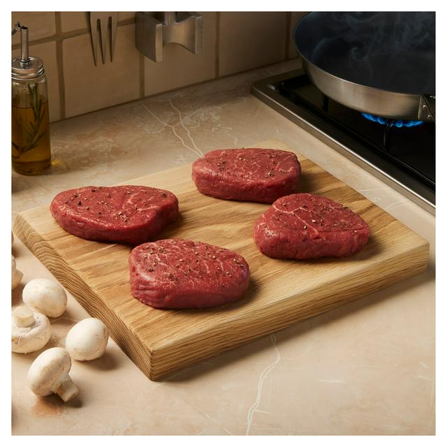 Taste the Difference Sainsbury's 4 x 170g Aberdeen Angus Fillet Steaks, Taste the Difference