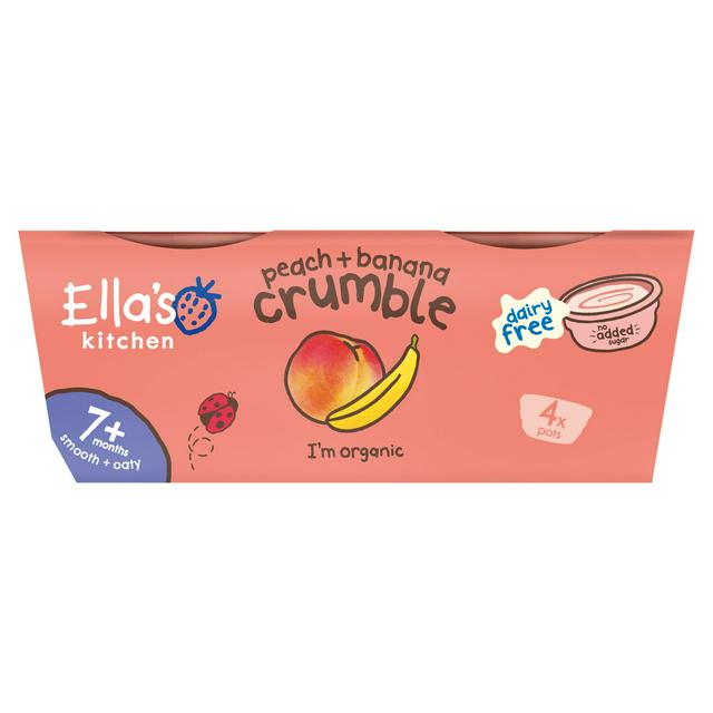 Ella's Kitchen peach banana crumble