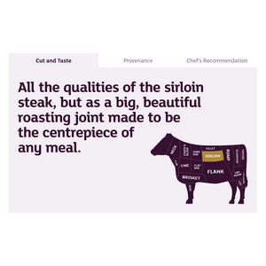 Sainsbury's Aberdeen Angus Medium Rolled Sirloin of Beef, Taste the Difference (Approx. 1.4kg) - gallery image 3