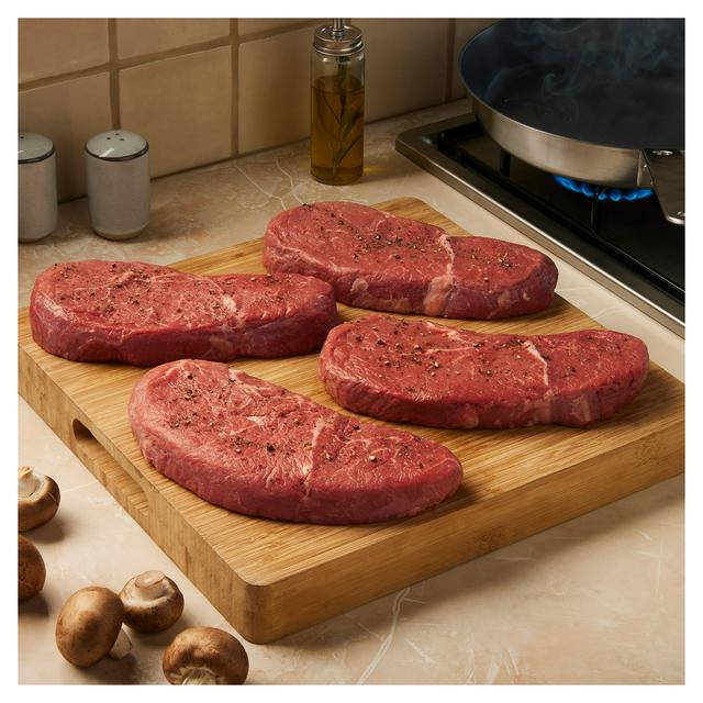 Taste the Difference Sainsbury's 4 x 400g Aberdeen Angus Thick Cut Rump Steaks, Taste the Difference