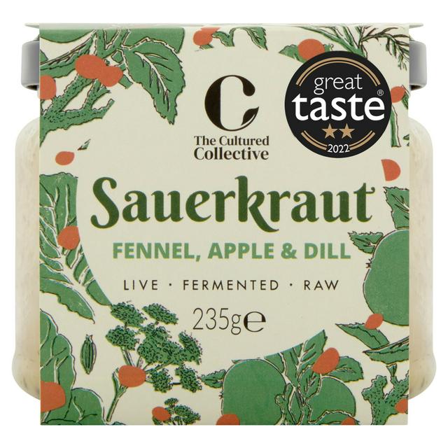 The Cultured Collective Fennel, Apple & Dill Sauerkraut 235g - gallery image 1