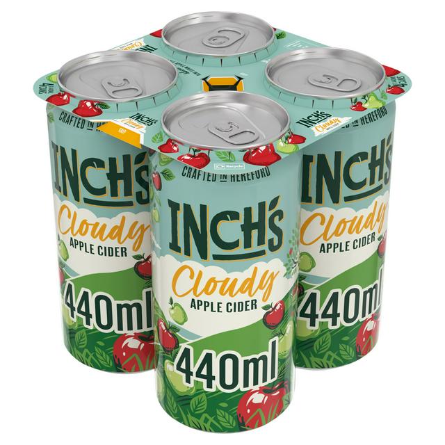 Inchs Cloudy Apple Cider Cans 4 x 440ml - gallery image 1