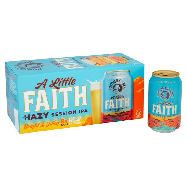 Northern Monk A Little Faith Juicy Tropical Hazy Pale Ale 8x330ml