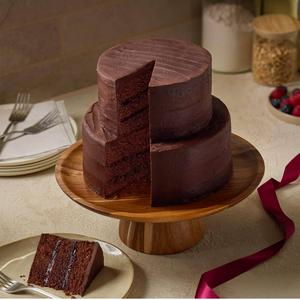 Sainsbury's 2.3kg Two Tier Chocolate Naked Cake - gallery image 2