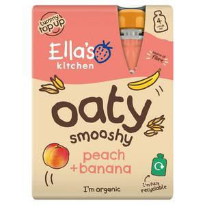 Peach + Banana Oaty Smooshy 4 x 90g (360g)