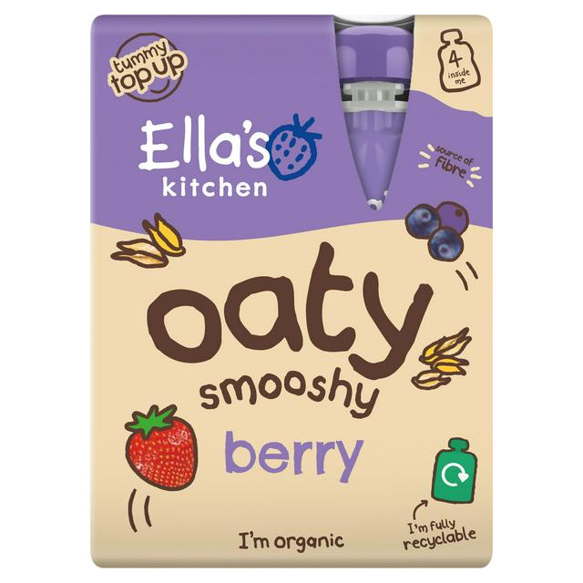 Ella's Kitchen Berry Oaty Smooshy 4 x 90g - gallery image 1