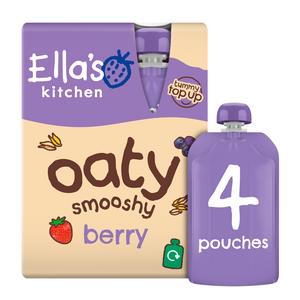 Ella's Kitchen Berry Oaty Smooshy 4 x 90g - gallery image 3