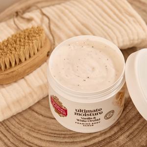 Cussons Ultimate Moisture Vanilla & White Orchid Foaming Body Scrub 225ml - gallery image 3