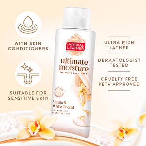 Imperial Leather Ultimate Moisture Vanilla & White Orchid Foaming Bath Soak 450ml - gallery image 2