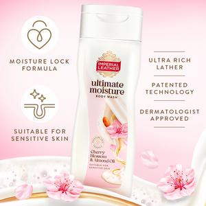 Imperial Leather Ultimate Moisture Cherry Blossom & Almond Oil Body Wash 450ml - gallery image 2