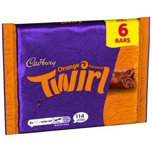 Cadbury Twirl Chocolate Orange Bar Multipack 3 x 43g - gallery image 3