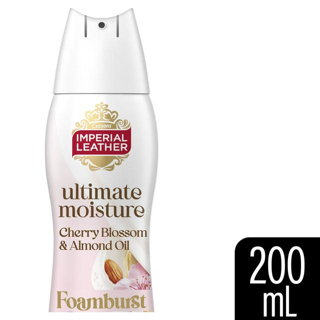 Imperial Leather 200ml Ultimate Moisture Cherry Blossom & Almond Oil Foamburst Body Wash - gallery image 1