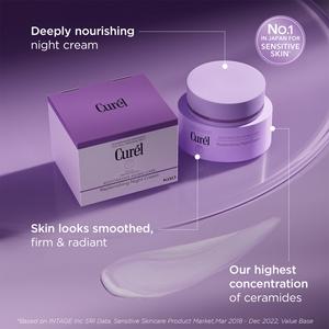Curél Replenishing Night Cream for Dry Sensitive Skin 40ml - gallery image 3