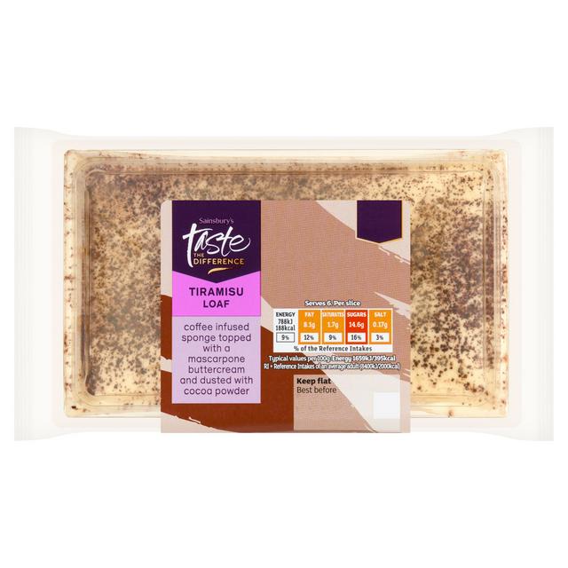 Sainsbury's Tiramisu Loaf Cake, Taste the Difference 285g - gallery image 1