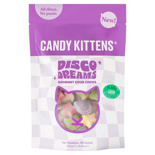 Candy Kittens Disco Dreams Gourmet Sour Chews 140g - gallery image 1