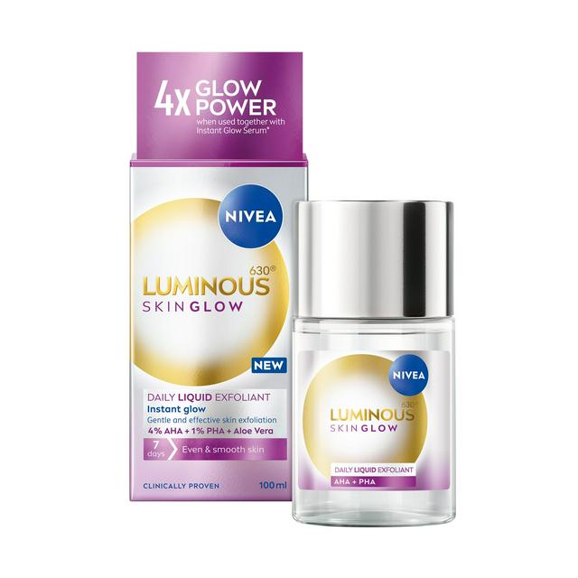 Nivea luminous 630 skin glow daily liquid exfoliator