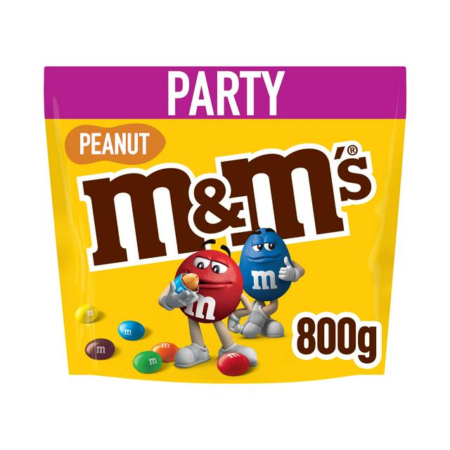 M&M's Crunchy Peanut & Milk Chocolate Party Mix Bulk Snack Bag 800g - gallery image 1