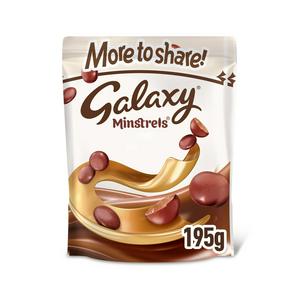 Galaxy Minstrels Milk Chocolate Buttons Sharing Pouch Bag 19...