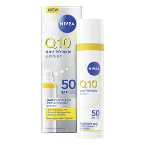 NIVEA Q10 Anti-Wrinkle Expert Daily UV Face Fluid SPF50 40ml