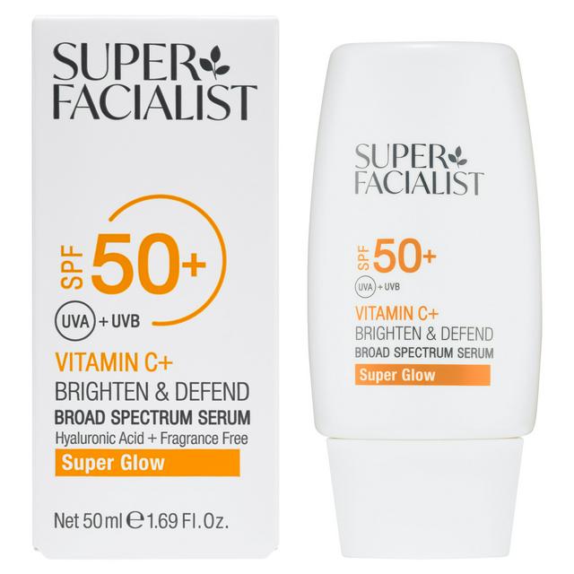 Super Facialist Vitamin C+ Brighten & Defend SPF50+ Broad Spectrum Serum 50ml