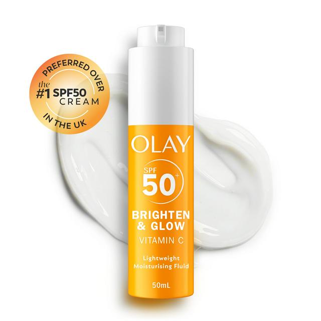 Olay Vitamin C Brighten & Glow 3in1 Moisturising Fluid SPF50 50ml