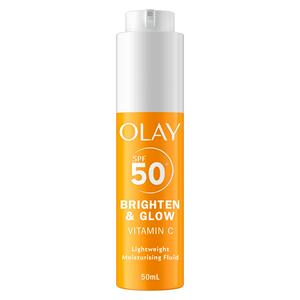Olay Vitamin C Brighten & Glow 3in1 Moisturiser Face Fluid S...